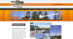 Desktop Screenshot of okayconstruction.us